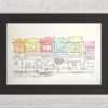 Bespoke artwork of Marrickville shops by Jess Bracey for World Pride Day
